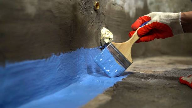 Commercial Waterproofing project at a Oak Ridge, NJ business property by SJ Waterproofing Pros